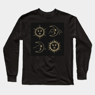 Sun And Moon Long Sleeve T-Shirt